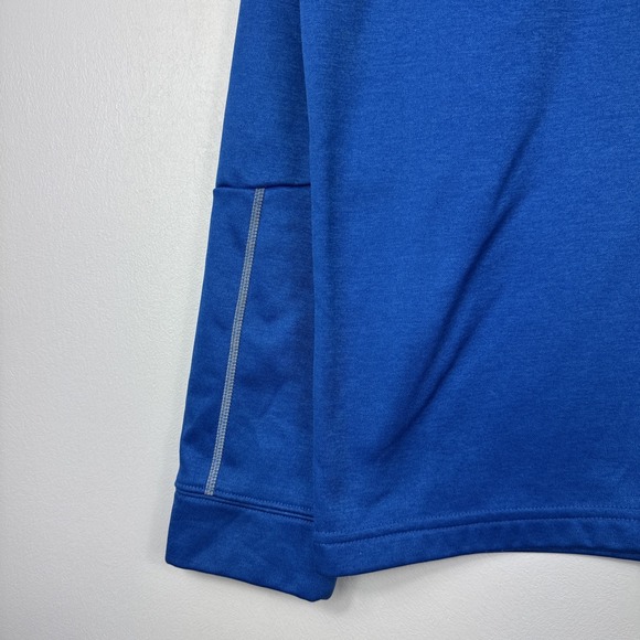 Callaway Pullover Mens Large Blue Quarter Zip Jacket Dri Fit Cloth Lined Golf - Picture 3 of 10